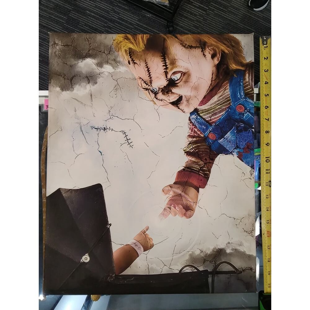 Chuckles 20"x16 Vinyl Print